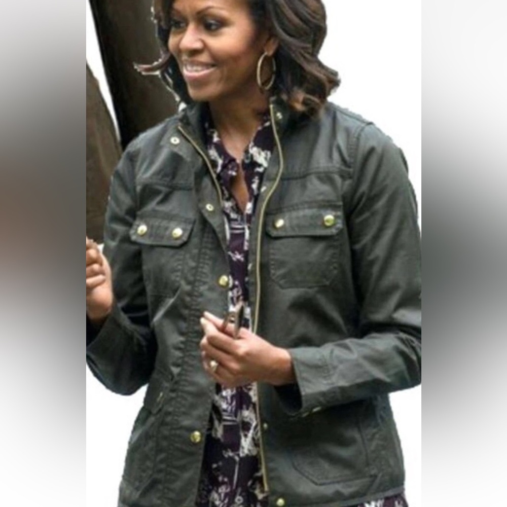 J CREW sS Relaxed Downtown Field Jacket AS SEEN ON: Michelle Obama
